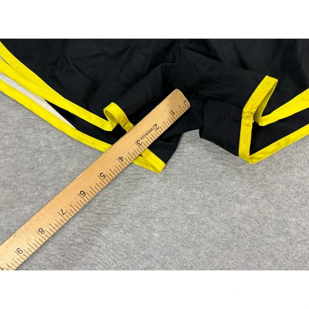 Oregon Ducks Nike Dri Fit Lined Running Shorts (Women's Large) Black - 3